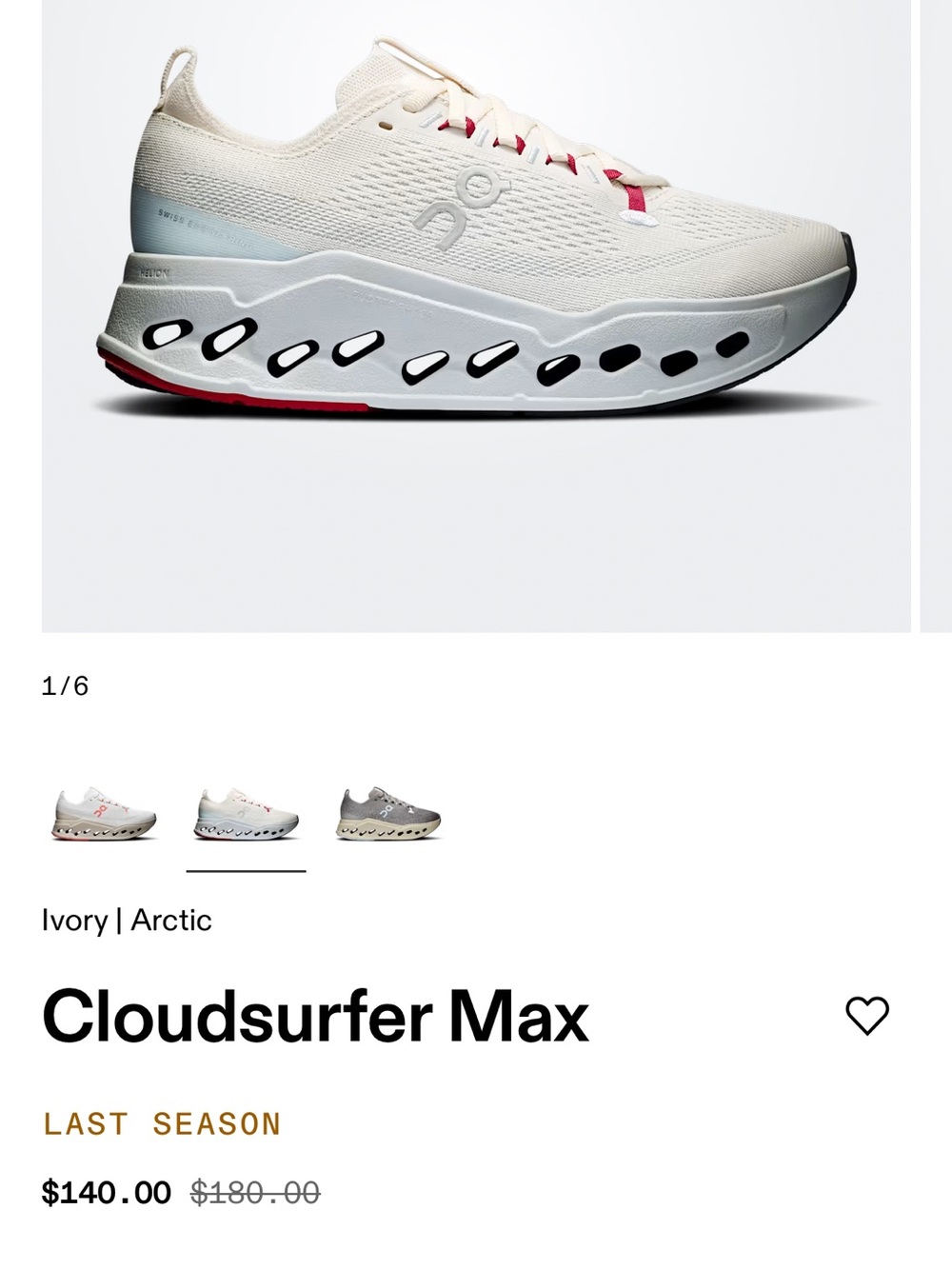 On Running Cloudsurfer Max Women’s Shoe